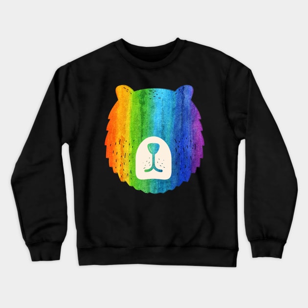 Funny LGBT Gay Lesbian Pride Rainbow Flag Crewneck Sweatshirt by BrightGift